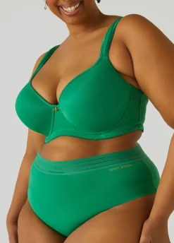 Clearance Ashley Stewart Plunge Smoothing Butterfly Bra Amazon