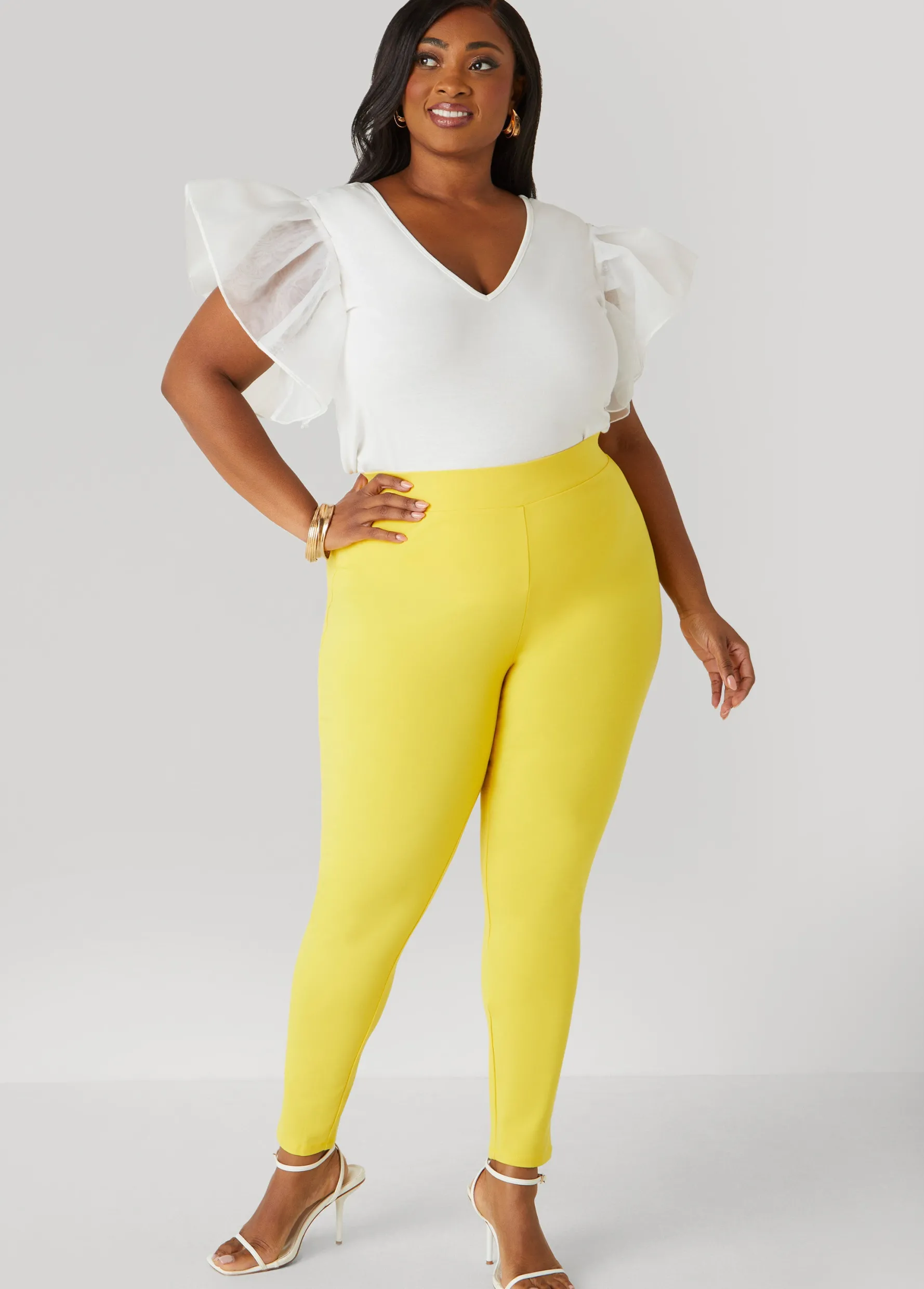 Hot Ashley Stewart Ponte Pull On Leggings