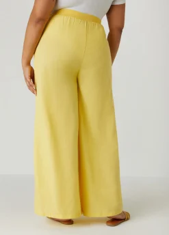 Fashion Ashley Stewart Pull On Wide Leg Pants