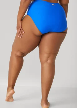 Outlet Ashley Stewart Raisins Curve Costa Swim Bottoms Blue