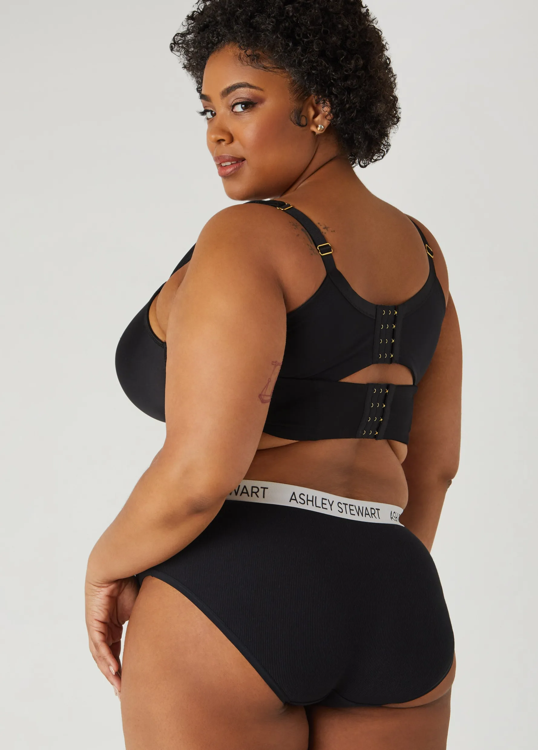 Discount Ashley Stewart Ribbed Hipster Panty