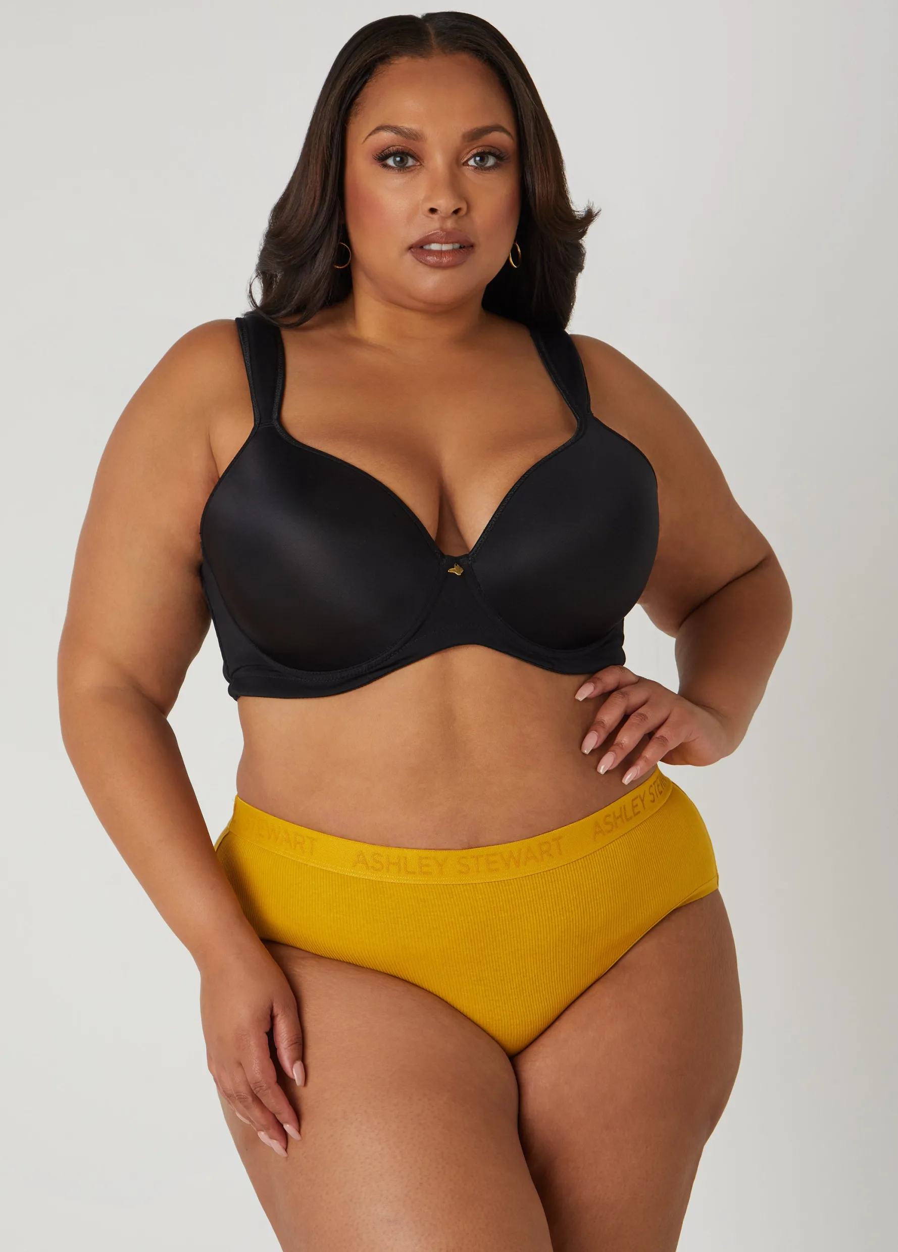 Discount Ashley Stewart Ribbed Hipster Panty