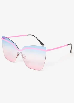 Hot Ashley Stewart Rimless Ombre Sunglasses Multi