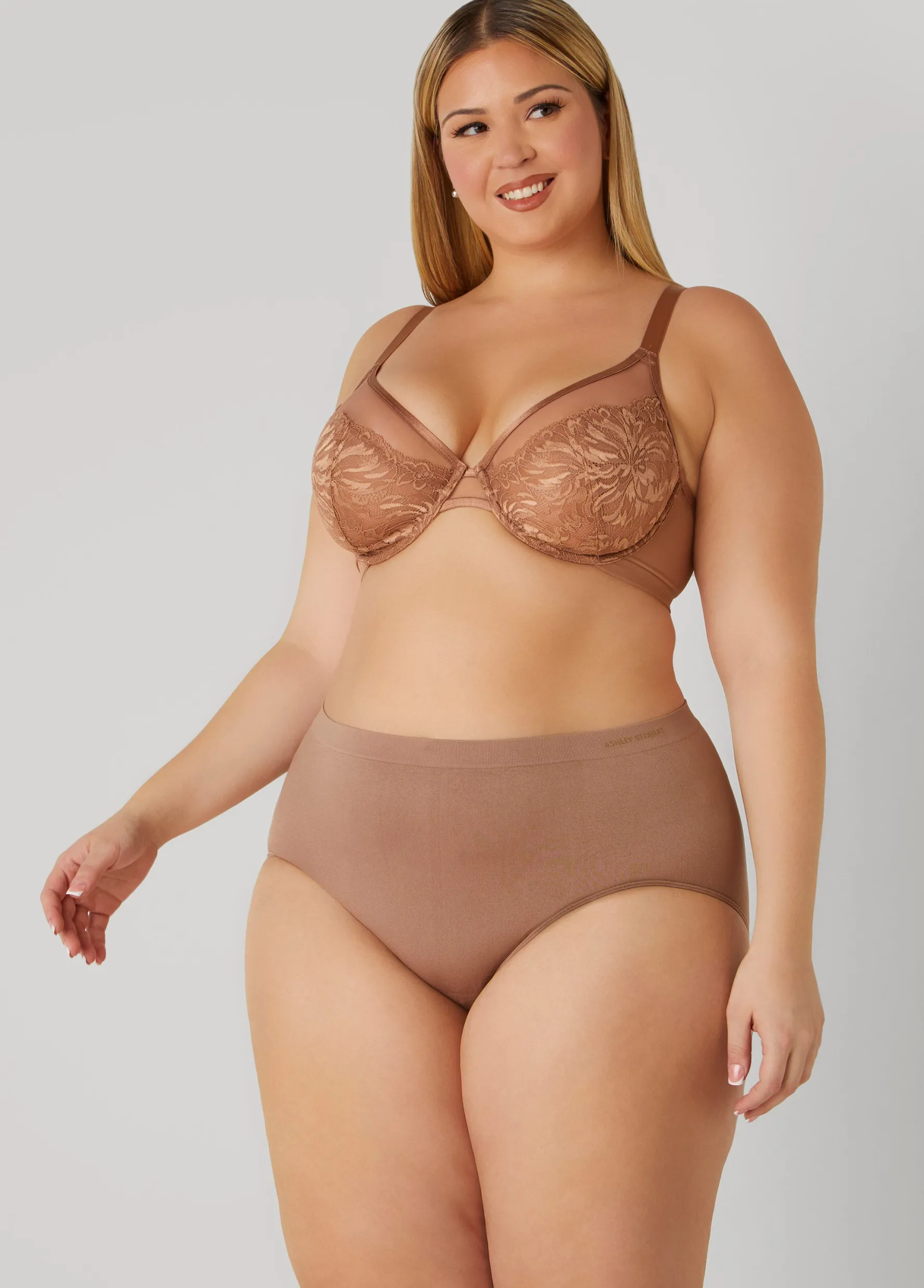 Clearance Ashley Stewart Seamless Logo Briefs