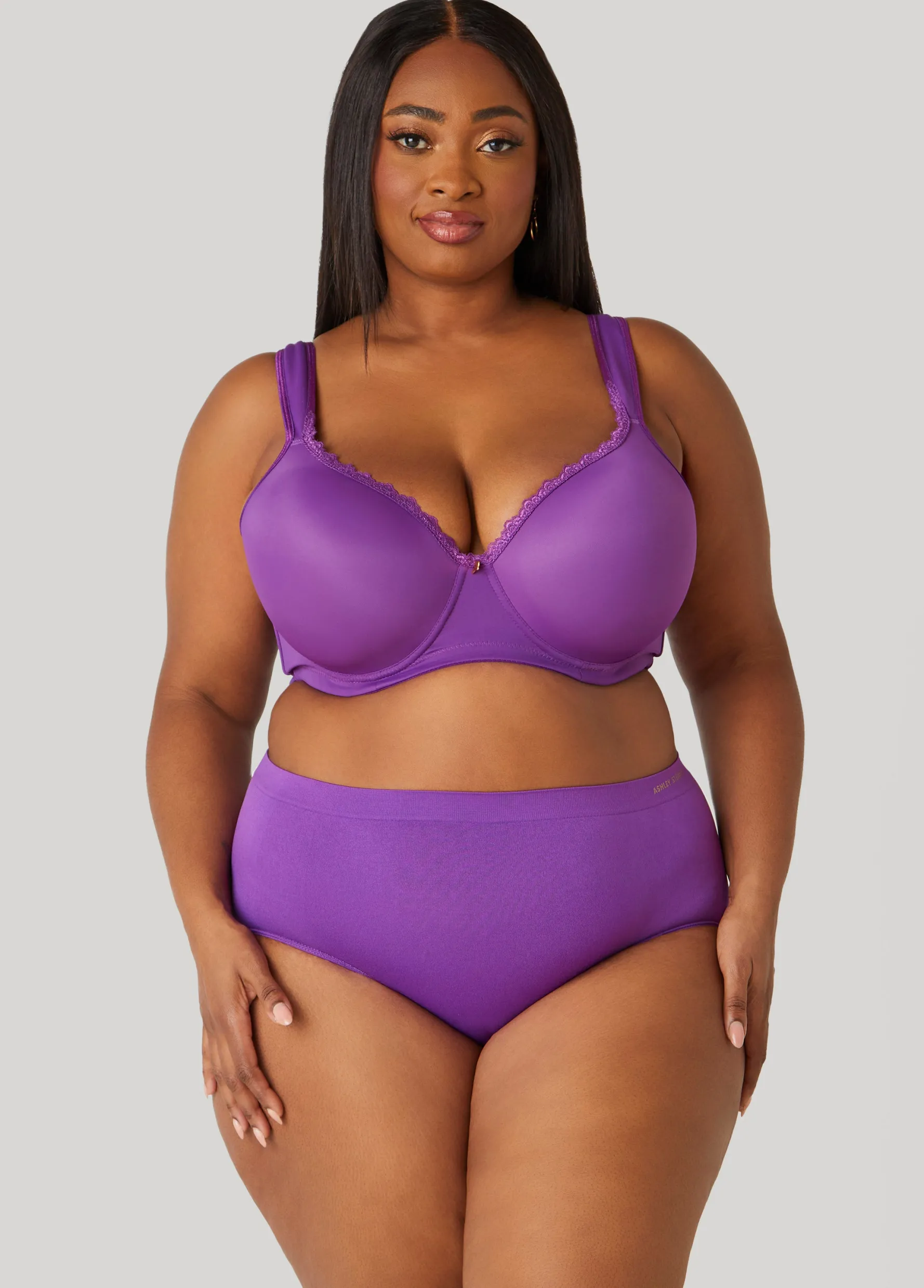 Clearance Ashley Stewart Seamless Logo Briefs