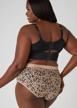 New Ashley Stewart Stretch Cotton Hipster Panty