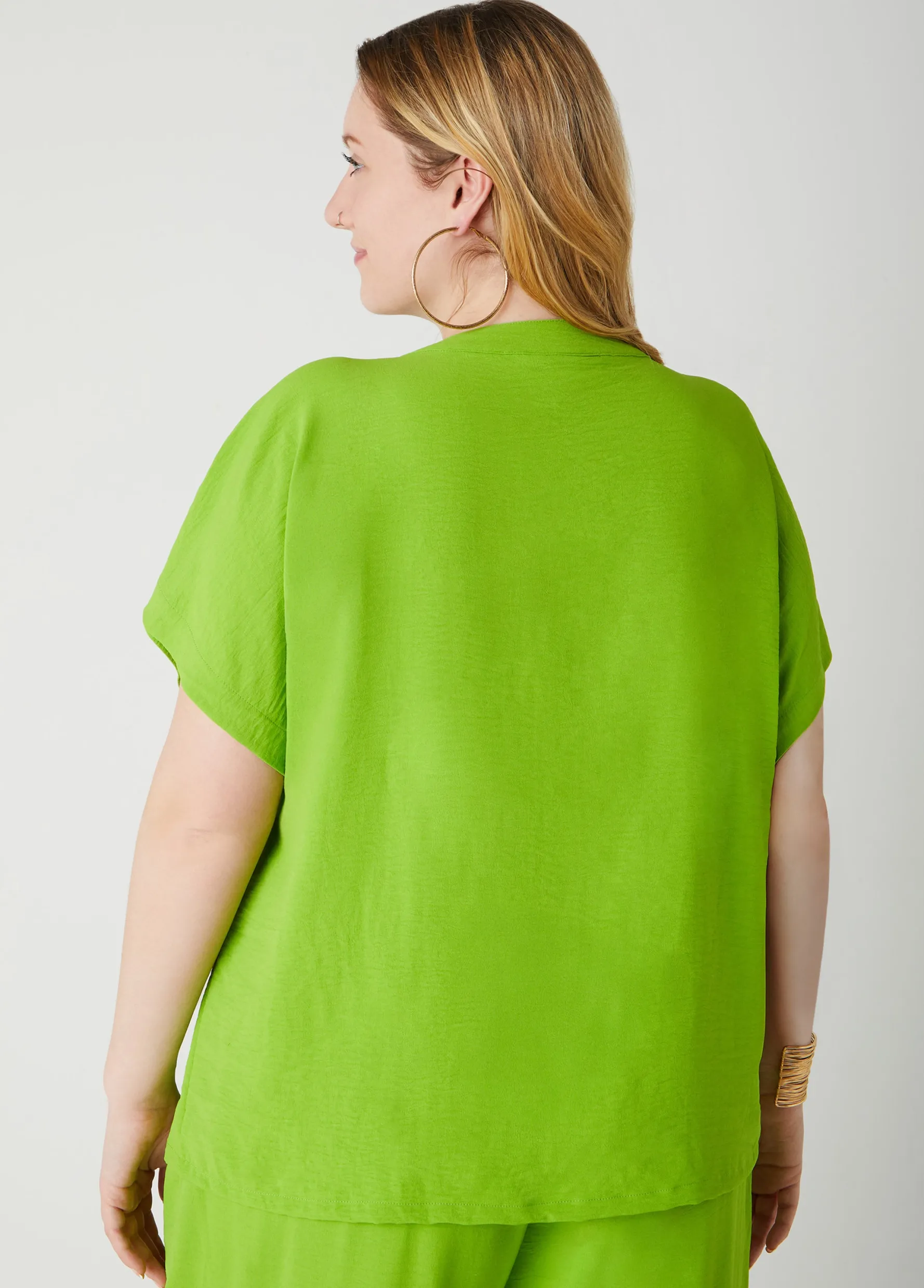 Best Ashley Stewart Textured Cargo Shirt