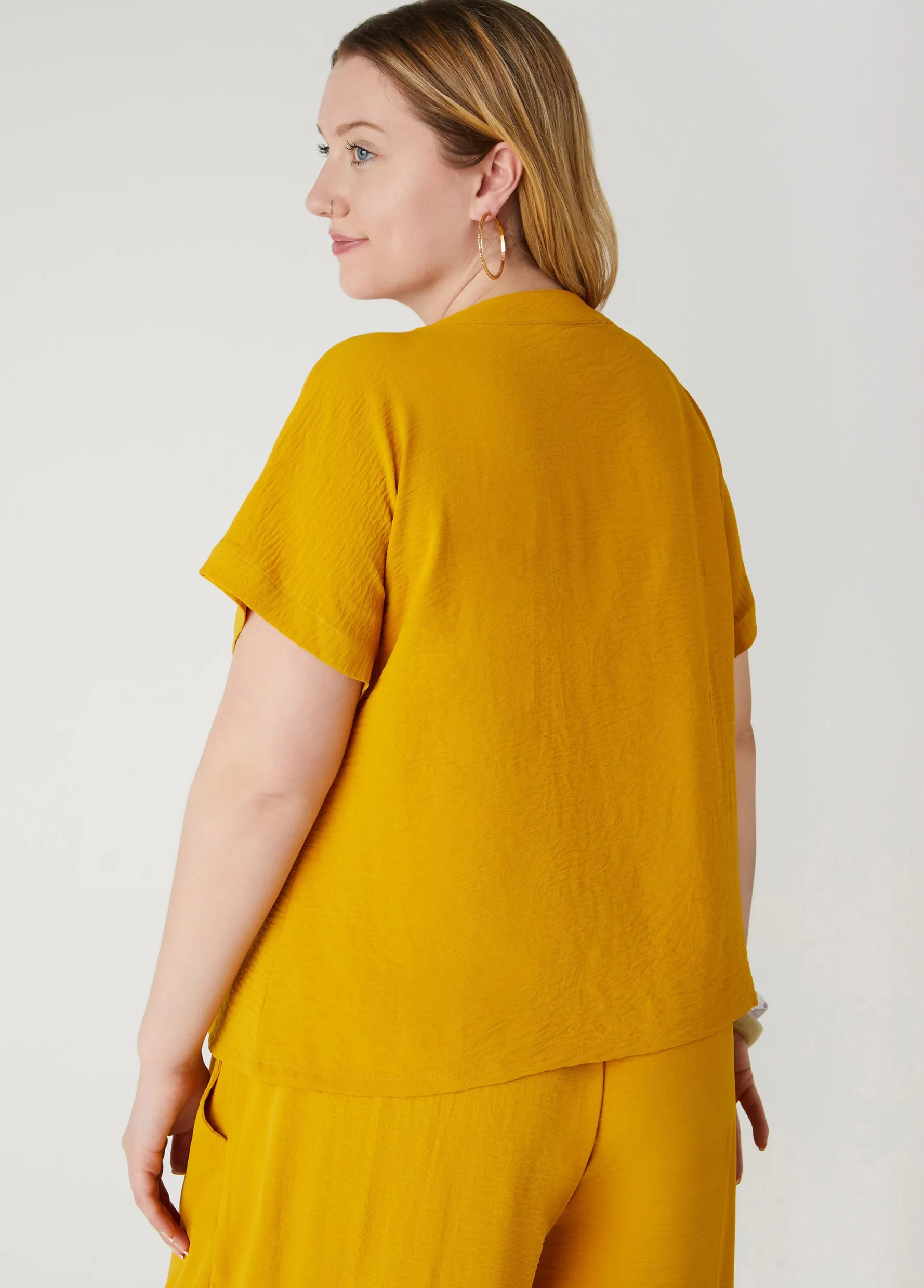 Best Ashley Stewart Textured Cargo Shirt