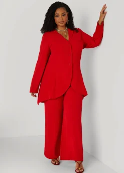 Clearance Ashley Stewart Textured Straight Leg Pants