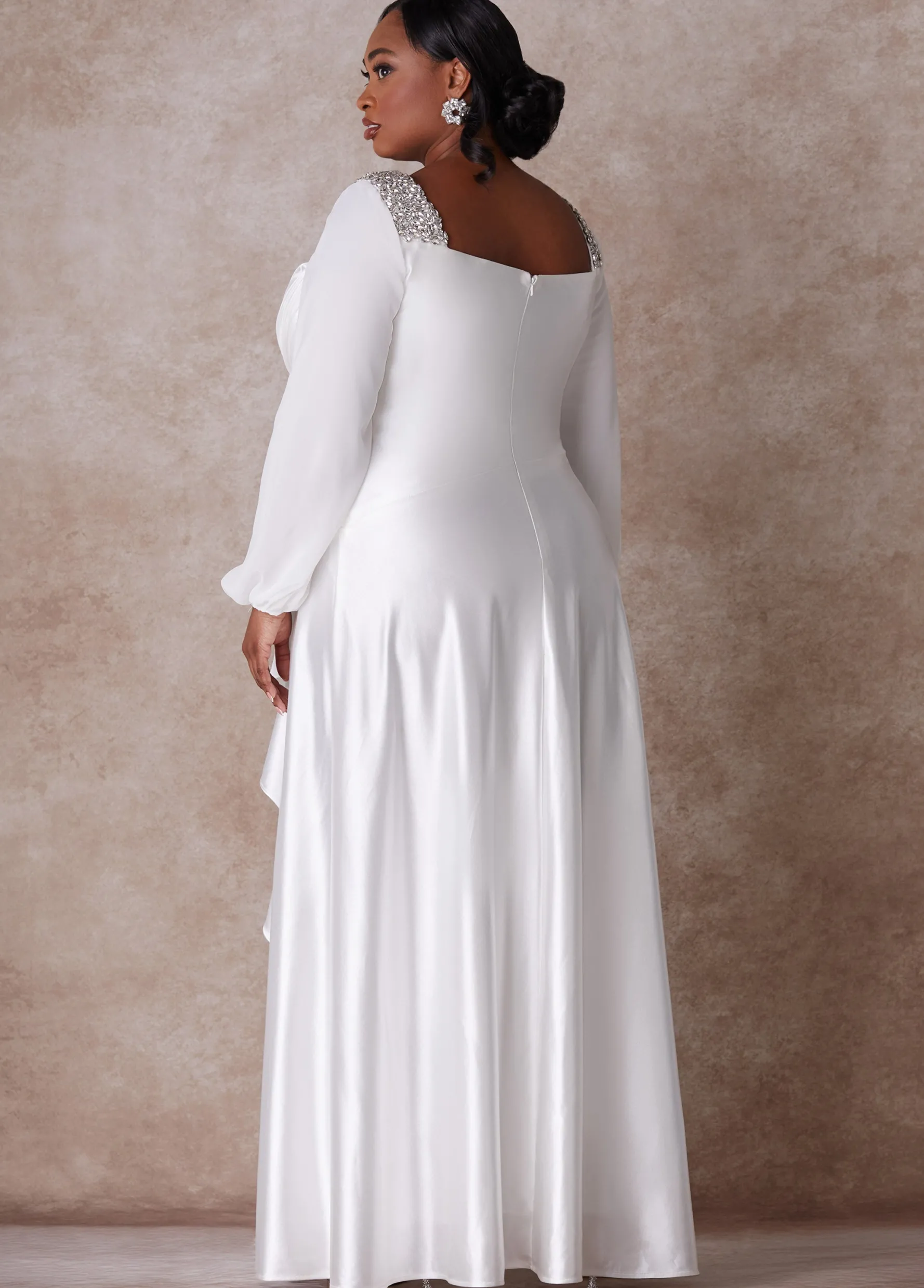 Online Ashley Stewart The Amara Wedding Gown White