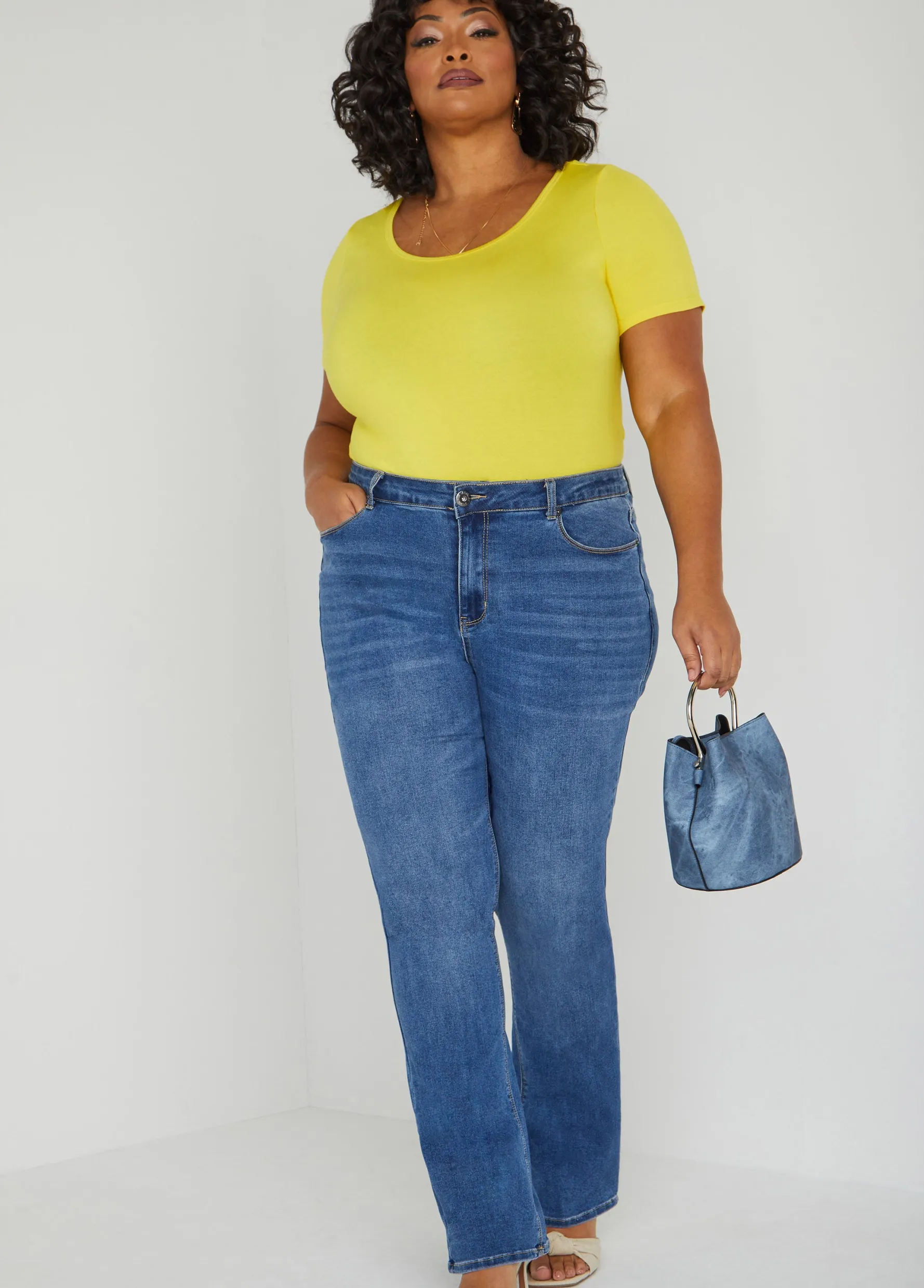 Hot Ashley Stewart The Basic Jersey Tee