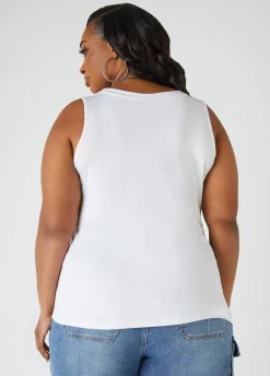 New Ashley Stewart The Basic Tank Top