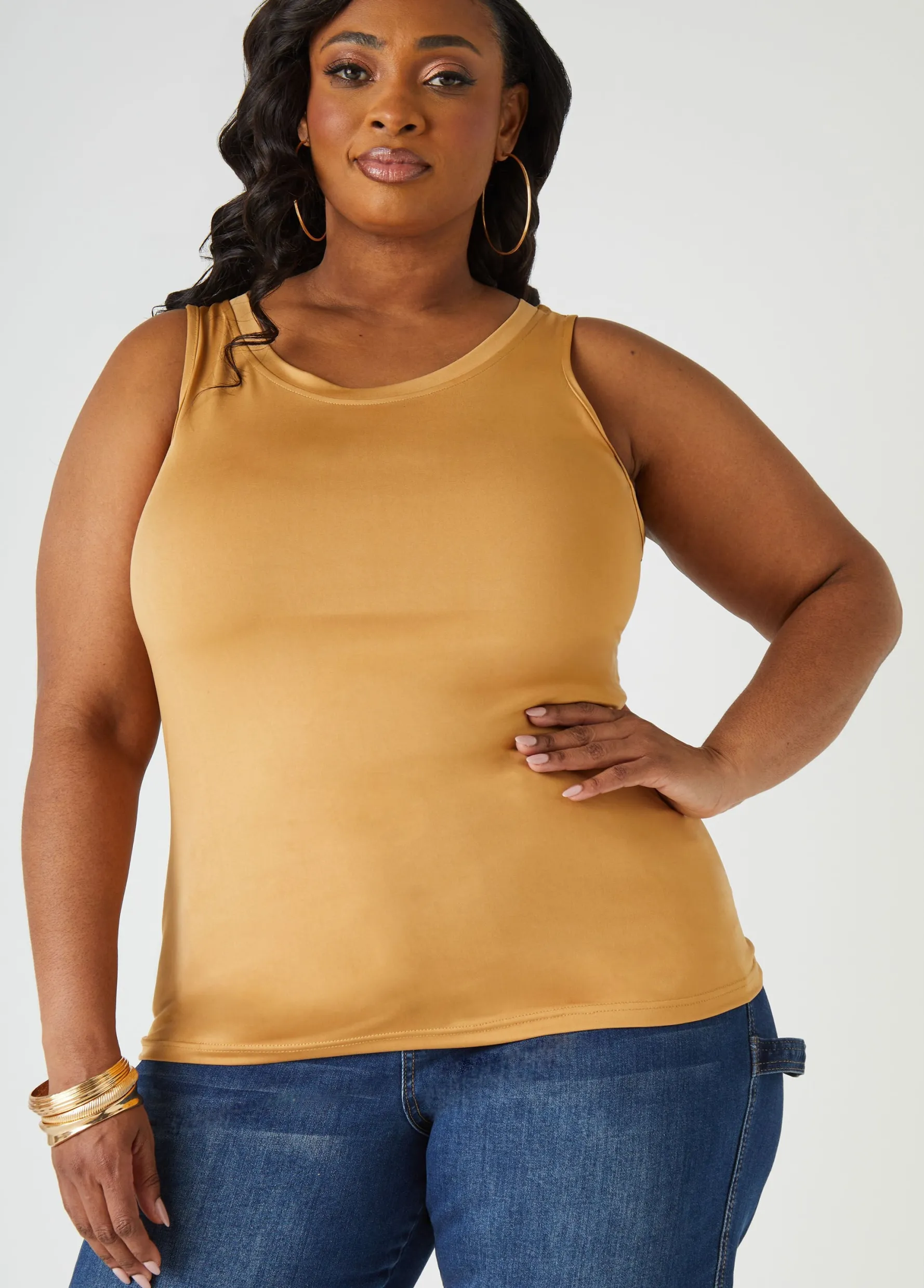 New Ashley Stewart The Basic Tank Top