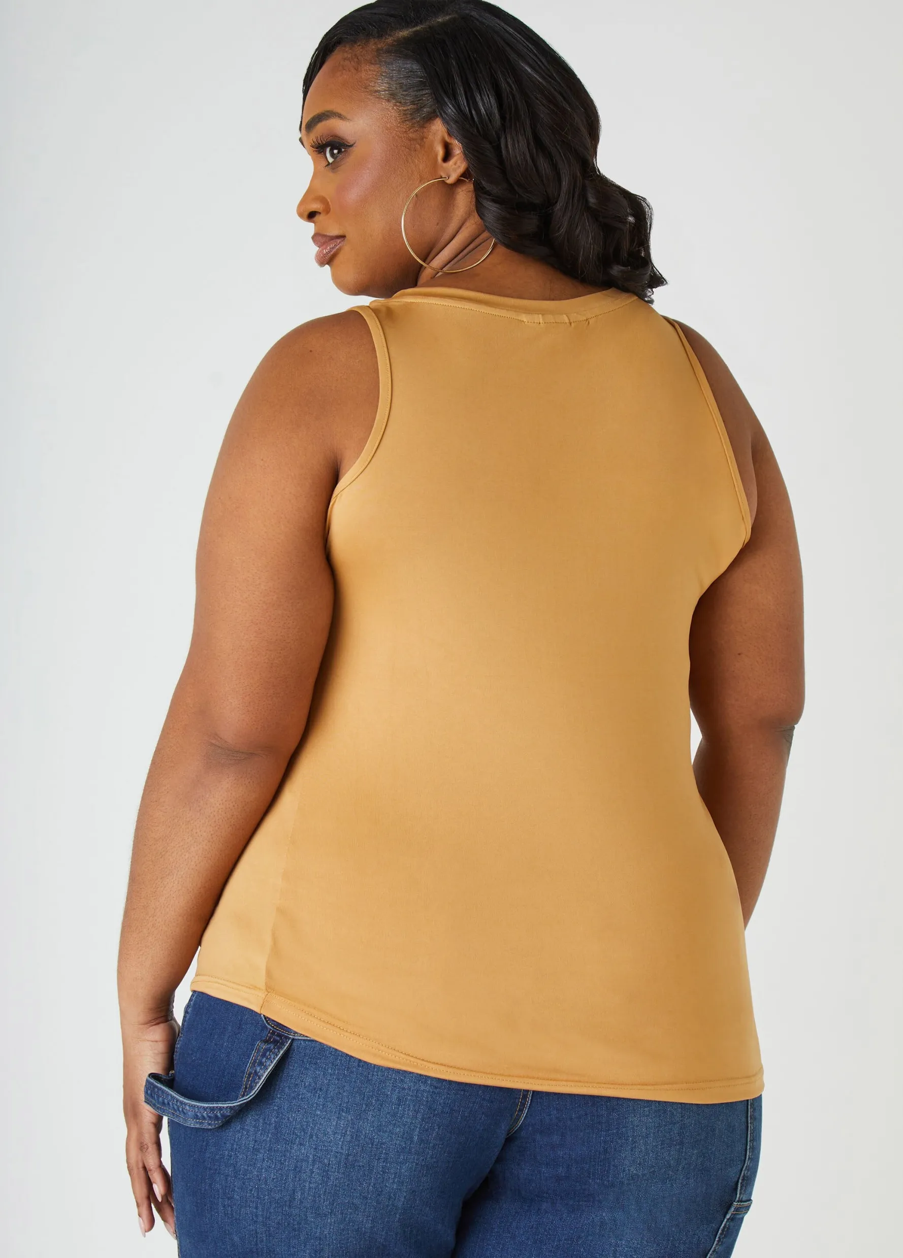New Ashley Stewart The Basic Tank Top