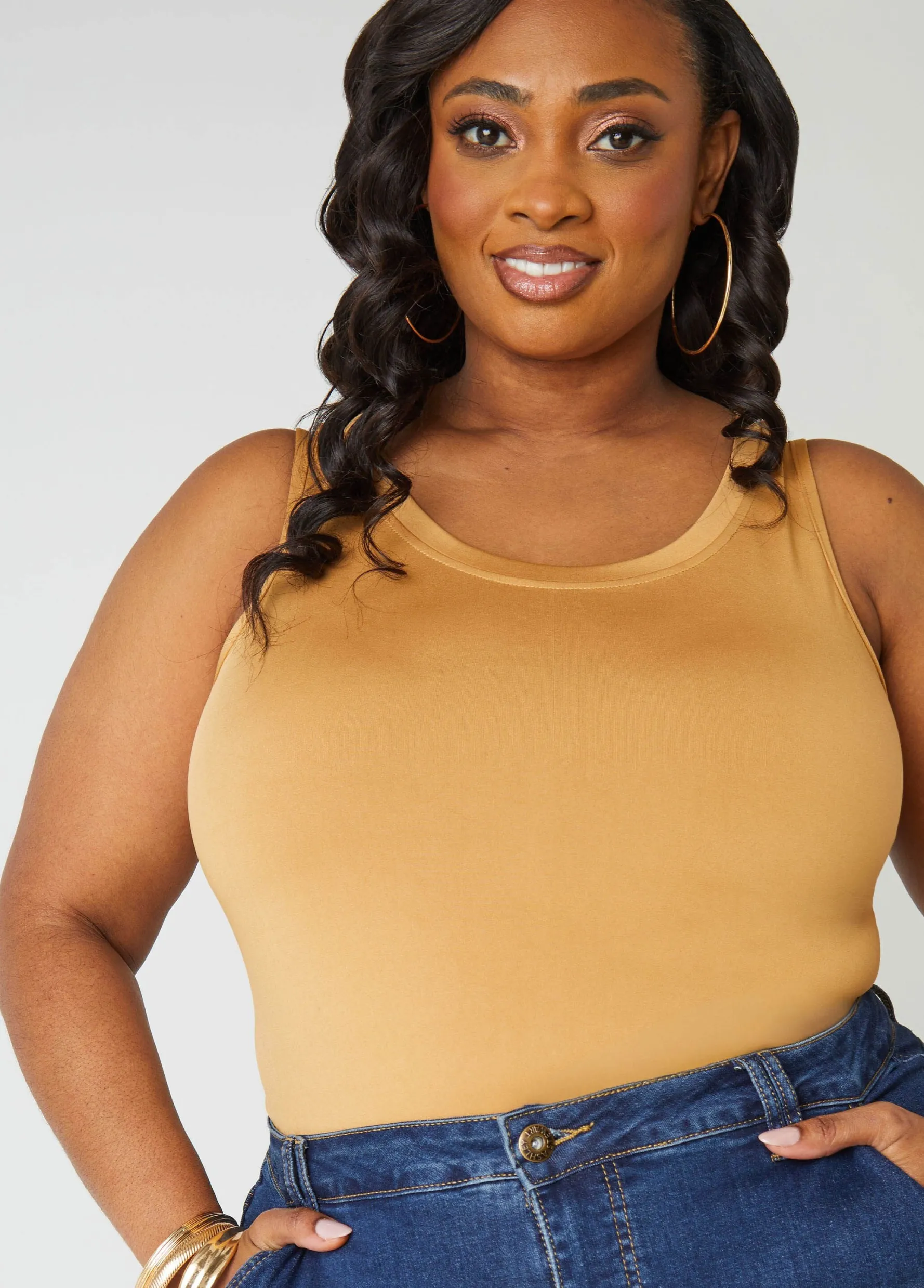New Ashley Stewart The Basic Tank Top