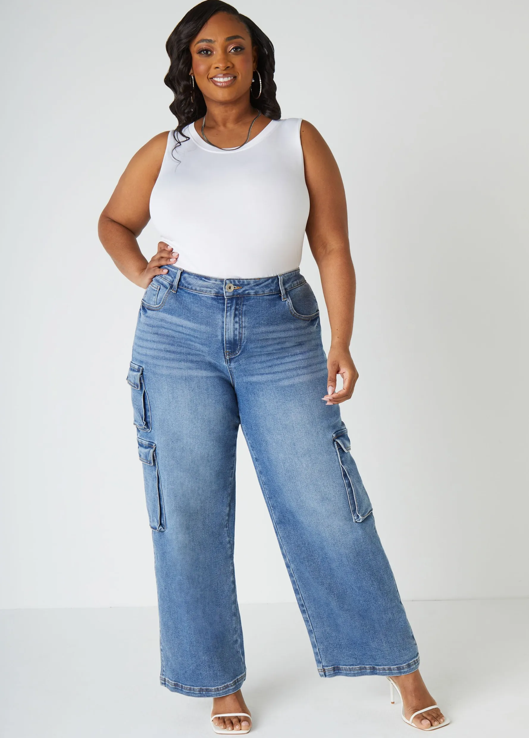 New Ashley Stewart The Basic Tank Top