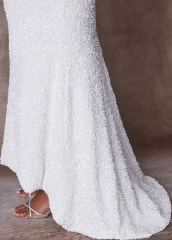 Clearance Ashley Stewart The Bianca Wedding Gown White