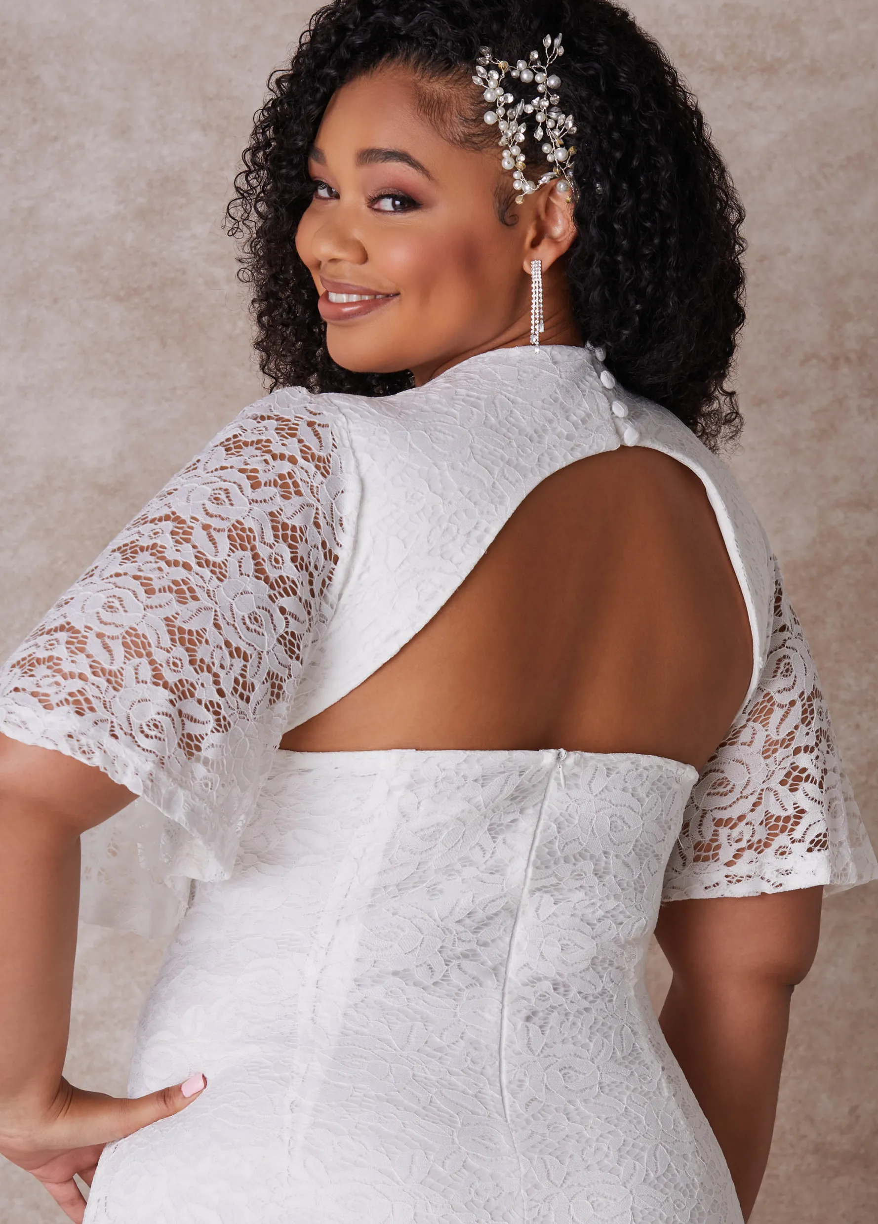 Online Ashley Stewart The Eliza Wedding Gown Egret