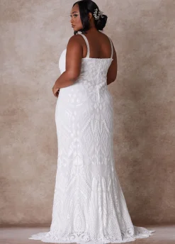 Online Ashley Stewart The Jasmine Wedding Gown Egret
