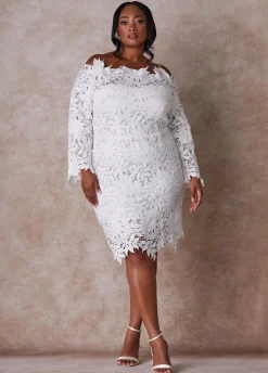 Fashion Ashley Stewart The Skye Lace Sheath Dress