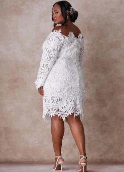 Fashion Ashley Stewart The Skye Lace Sheath Dress