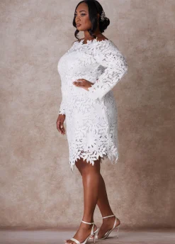 Fashion Ashley Stewart The Skye Lace Sheath Dress
