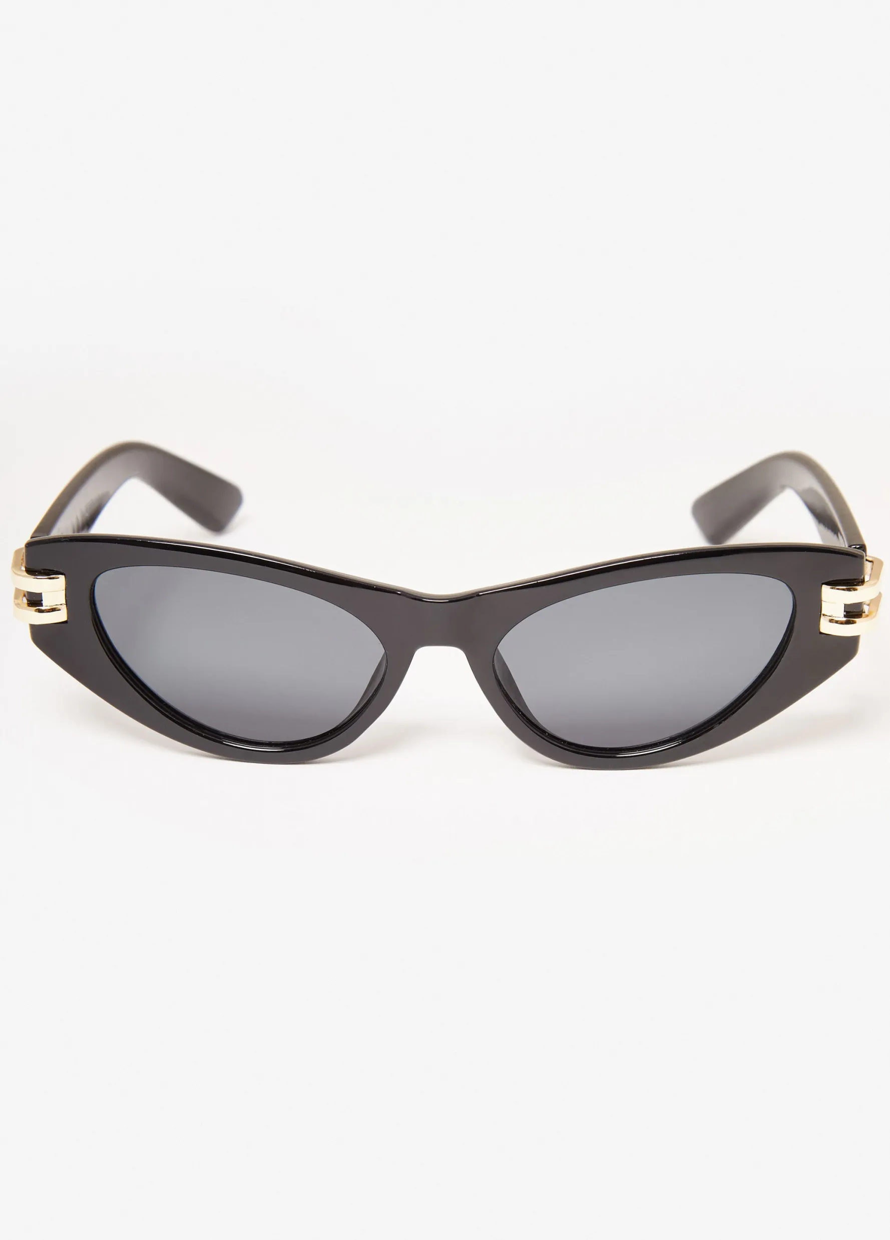 Clearance Ashley Stewart Tinted Cat Eye Sunglasses Black